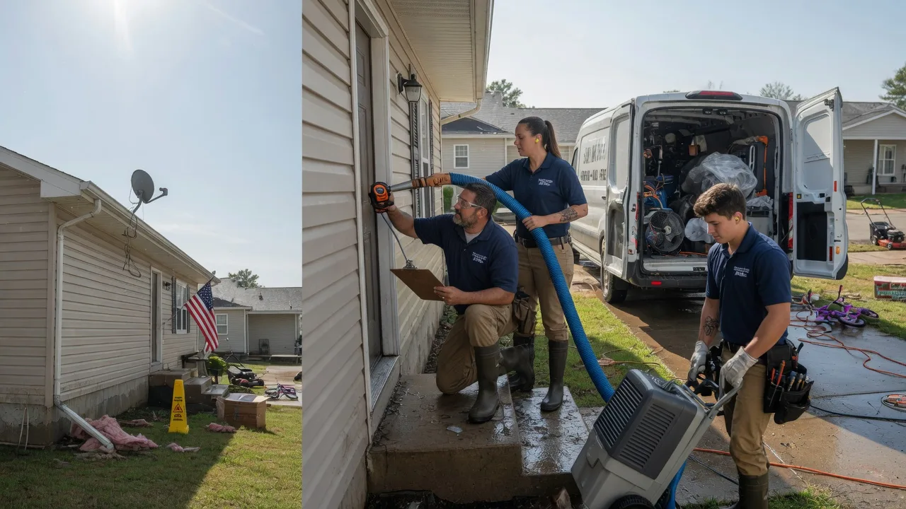 Ceiling Water Damage Restoration in Carrier, OK near me